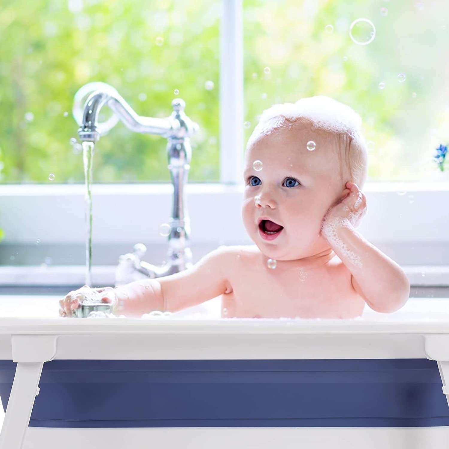 Premium Baby Company - bañera plegable, bañera para bebés