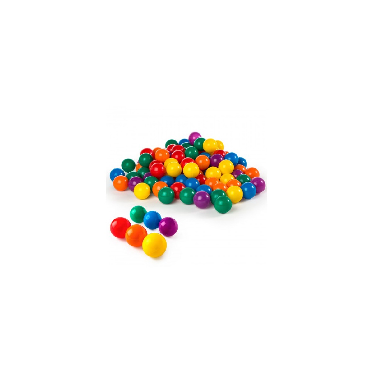 100 Bolas de Plástico de Colores  Juego para Bebés, Piscina Infantil, Cama  Elástica, Castillo Hinchable, Túnel Plegable