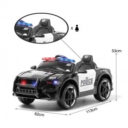 Coche eléctrico para niños de policía barato Este coche eléctrico i