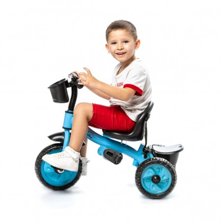 Triciclo Con Guía Y Bicicleta Inicación 5 En 1 Bebe Niño Niña Color Rojo -  La Tiendita del Bebé