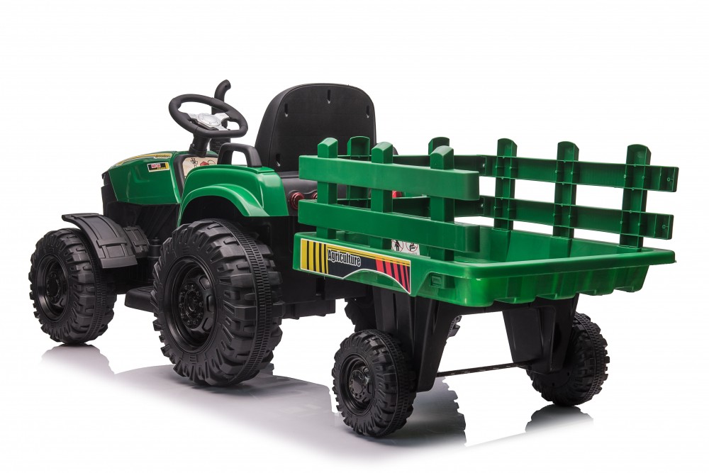 ATAA Farmer 24v - Verde- Tractor eléctrico para niños XXL con