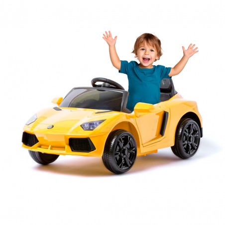 Super Sports 12v com controle remoto carro elétrico para crianças