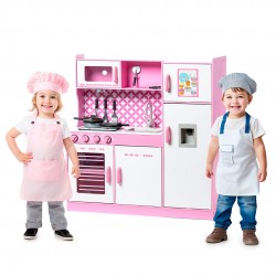 Cocina Madera Infantil Mini Chef Con Accesorios Battat