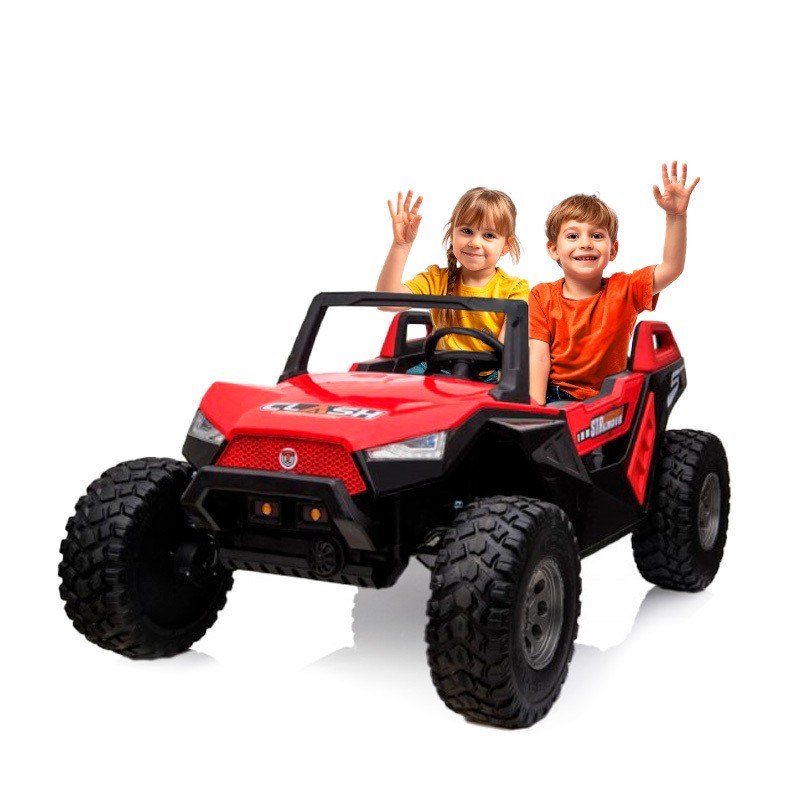 Super Buggy Eléctrico Xxl Para 2 Niños Maem Con 4 Motores, Batería 24V