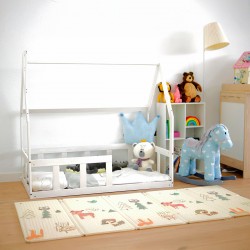 Cama Cabaña infantil de madera Sanny