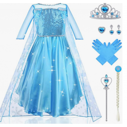 Fantasia de princesa Elsa Snow
