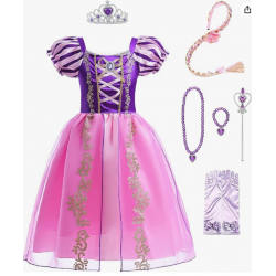 Fantasia de Princesa Rapunzel