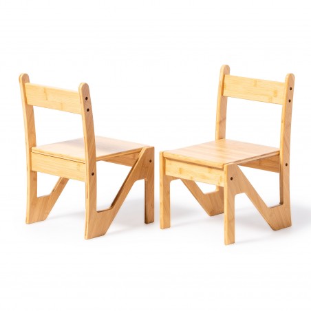 Set Mesa y Sillas de Bambu Nature
