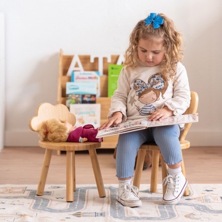 Silla Montessori de bambu Darina
