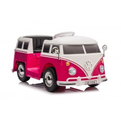 Furgoneta Volkswagen 12v (Rosa)