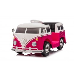 Furgoneta Volkswagen 12v (Rosa)