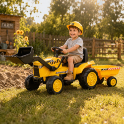 Tractor con Pala y Remolque Buddy