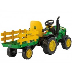 Tractor John Deree 12v -tractor eléctrico para niños a batería CochesEléctricosNiños Agotados