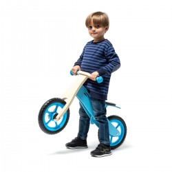 Bicicleta de madeira para crianças