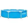 Piscina redonda removível INTEX diâmetro 244x51 cm Tela azul