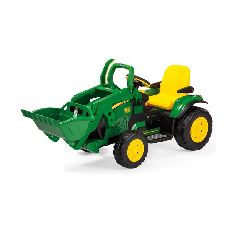 Bagger John Deere 12v - traktor, Peg-Pérego Erschöpft Bagger John Deere 12v - traktor, Peg-Pérego Erschöpft