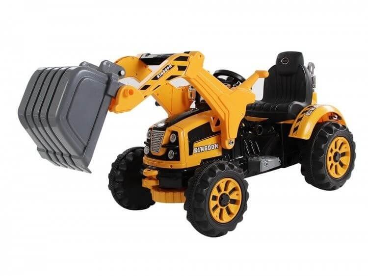 Potente tractor excavadora eléctrico para niños infantil La prestig