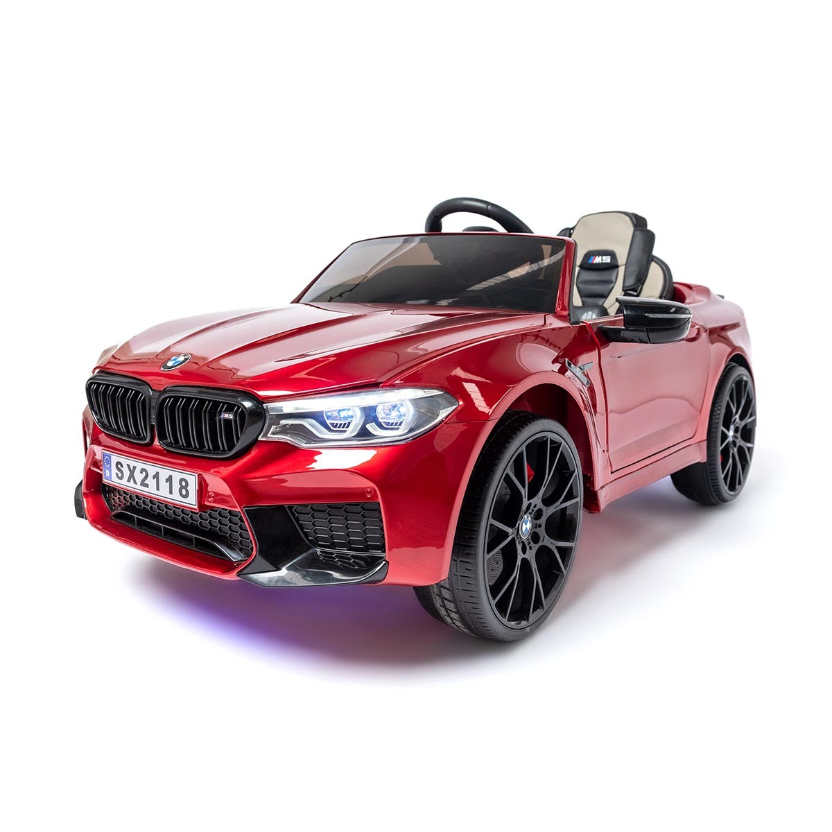 Carro Eletrico Infantil BMW S4 Rosa com Controle Remoto 12V - Maçã