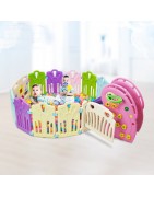 Scivoli, altalene, parchi e case per bambini. Giochi di giardino