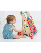 Jogos e brinquedos de madeira FSC Montessori para crianças e bebês