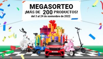 GANADORES DEL MEGASORTEO DE MÁS DE 200 PRODUCTOS